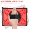 thumbnail image 2 of XYX Case for 10.5 inch Microsoft Surface Go 4/Surface Go 3/Surface Go 2, 360 Rotating Heavy Duty Shockproof Cover with Kickstand and Hand Strap (Red), 2 of 7