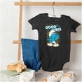 thumbnail image 4 of Hefty Smurf Good Vibes Graffiti Drip Romper Boys or Girls Infant Baby Brisco Brands NB, 4 of 6