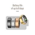 thumbnail image 3 of WuzuTech Herz P1 - Anillo inteligente para mujeres y hombres, anillo de fitness 24/7 para métricas de salud, pistas 20+ biometría, batería de 6 días, impermeable, compatible con iOS Android, 3 of 5