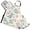Baby Dinosaur and Daisy, variant on Cute Penguins 5 Pcs Kitchen Set Heat Resistant Oven Mitts and Non-Slip Pot Holders with Adjustable Cooking Apron