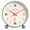 Green, variant on Vintage Retro Analog Alarm Clock, Super Silent Non Ticking Small Clock with Night Light