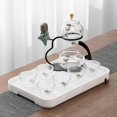 thumbnail image 1 of Semi-automatic Teapot Kung Fu Tea Set Tea Maker Suit Magnetic Attraction Lazy Tea Maker Heat Resistant Teapot with Infuser 6pcs Tea Cups of Holiday Gifts(Style2), 1 of 1