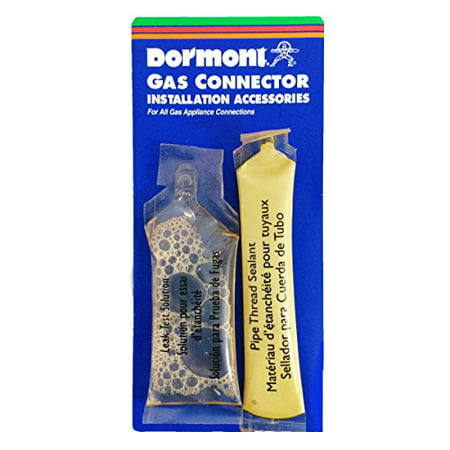 Dormont Gas Connector Leak Test Kit and Thread (Best Thread Sealant For Natural Gas)
