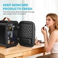 thumbnail image 6 of Dozzle 4L Mini Fridge , Holds 6 Cans, Keeps Skincare and Snacks Chilled with Dual 110V/12V Power, Compact Companion for Dorm, Office, and Car,Black, 6 of 6