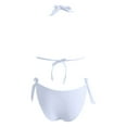 thumbnail image 6 of ANINEO Women Solid Color Bikini Sets Summer Beach Fashionable Swimwear, 6 of 6