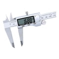 thumbnail image 1 of Calibrador Vernier digital electrónico, calibrador de acero inoxidable que ofrece alta precisión y protección a prueba de agua, calibrador de acero 4CR13 con pantalla LCD grande para una lectura, 1 of 1