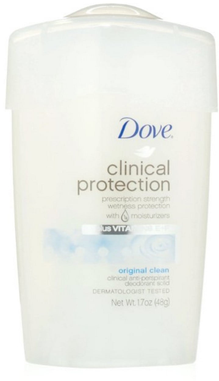 Dove Clinical Protection Anti-Perspirant Deodorant Solid Original Clean 1.70 oz (Pack of 3)