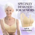 thumbnail image 2 of 2025 Evybliss Bra, Moona Bra - Front Closure Breathable Bra for Seniors, 2 of 5