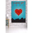 thumbnail image 3 of I Love You Reno, Nevada (36x54 Giclee Gallery Art Print, Vivid Textured Wall Decor), 3 of 3