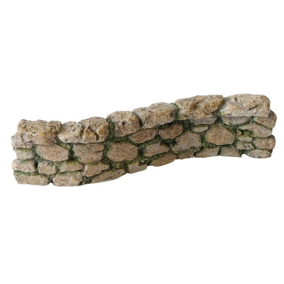 Miniature Cobblestone Rock Wall Fairy Garden Decor Dollhouse Accessory