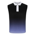thumbnail image 3 of Maean Men Tank Shirts Sleeveless Collared Golf Shirt 2025 Summer Trendy Causal Mens 1/4 Zip Tshirts, 3 of 4