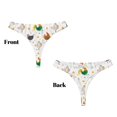 thumbnail image 3 of Balery Funny Chicken Tangas de Algodón para Mujer con Estampado – Ropa Interior Sexy, Transpirable, G-string-3X-Large, 3 of 6