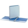 thumbnail image 1 of 1.5 in. Oxford Back-Mounted Round Ring Binder, Blue, 1 of 1