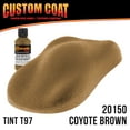 thumbnail image 2 of Custom Coat 25010 Coyote Brown T97 Urethane Roll-On, Brush-On or Spray-On Truck Bed Liner, 1.5 Gallon Kit with Roller Applicator Kit, 2 of 8
