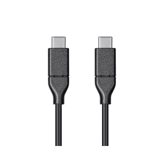 Monoprice Essentials 2.0 USB-C to USB-C, 5A, 480 Mbps, 4m (13.1ft), use with Samsung Galaxy S9 S8 Note 8, Pixel, LG V30 G6 G5, Nintendo Switch, & more (Black)