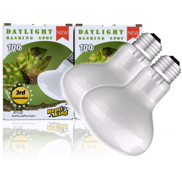 Lámpara ReptiKing con forma de bombilla térmica ReptiKing, 100 W, para tomar el sol a la luz del día