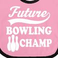 thumbnail image 4 of Inktastic Future Bowling Champ Childs Bowler Boys or Girls Baby Bib, 4 of 4