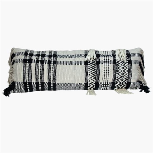 Parkland Collection PILI21185P Minos Transitional Throw Pillow, White