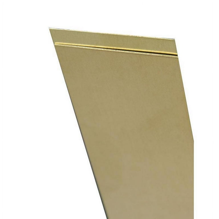 K&S 0.064 in. X 1/4 in. W X 12 in. L Brass Metal Strip K&S 0.064 in. X 1/4 in. W X 12 in. L Brass Metal Strip
