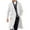 White, variant on QHFBli Formal Mens Trench Coat Men's Fall Double Trench Coat with Lapel Pocket and Belt for White XXL