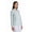 Misty Aqua, variant on Women's Long Sleeve Shirt - UPF 50+ Sun Protection - Rhodes in White