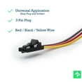thumbnail image 5 of Squirrel Cage Cooling Fan GAMMA28 - 24V .15A 76mm x 30mm - High Performance!, 5 of 7