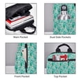 thumbnail image 4 of Naloa Alapaca in Boho Print Lightweight DayBackpack Suitable for school, work, shopping, travel, etc., 4 of 5