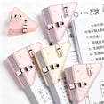 thumbnail image 2 of 5pcs Triangular Corner Paper Clips Test Paper Organizer Office File Classification Folder with Metal Spring Clamp Prevents Page Curling Office Document Clip for Students, 2 of 8