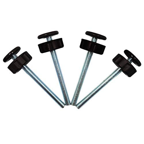 Spindle Rods for Pressure Mounted Baby and Pet Safety Gates 4 Pack Replacement Set Baby Gate Guru Extra Long M8 8mm, Bronze 8mm