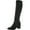 Black Synthetic, variant on FRANCO SARTO Womens Black Comfort Tribute Block Heel Zip-Up Boots 10 M