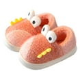 thumbnail image 4 of Generic Christmas Slippers Children Kids Dinosaur Slippers Girls Boys Slippers Memory Foam Comfy House Slippers Bedroom Home Slippers Winter Warm Indoor Clearance Shoes(3.5-4 Years ,Pink), 4 of 6