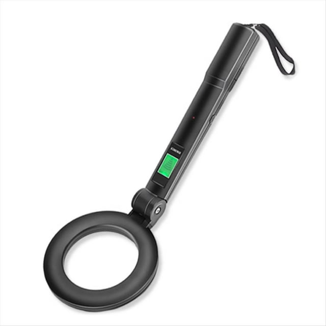 Detector de Metales de Mano Plegable, Detector de Metales con Escaneo de 360°, EscáNer de Metales, Comprobador de Seguridad para Medidor de Monitor de Tesoros