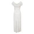 thumbnail image 6 of Dress for Women Cowl Neck Sleeveless Ruched Waist Chiffon Floor Length Maxi Gown Elegant Formal Wedding Guest Evening Dress, 6 of 6