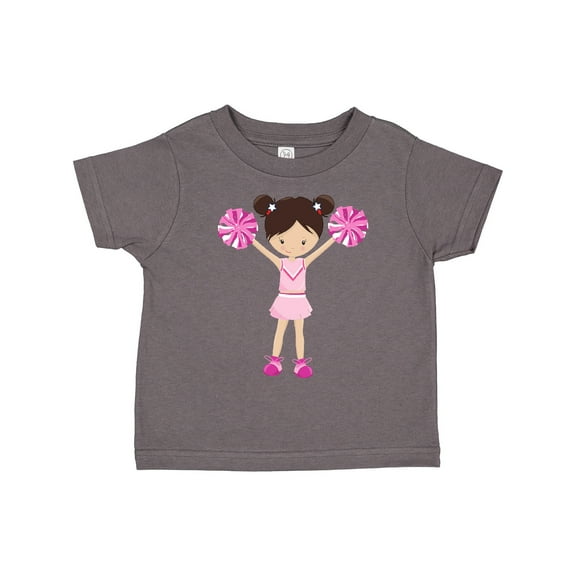 Inktastic Cheerleaders, Cute Girl, Brown Hair, Cheerleading Girls Toddler T-Shirt