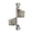 Light Gray, variant on Lume Wear Suction Cup Rotating Storage Container A Wall Mounted No Drill Organizer For Kitchen Food Bathroom And Shower Room. A Removable Waterproof Spice Rack Shelf That Maximizes Vertical Space