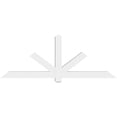 thumbnail image 2 of 72"W x 27"H x 4"D x 4"F, 9/12 Pitch, Kennewick Architectural Grade PVC Gable Bracket, 2 of 8