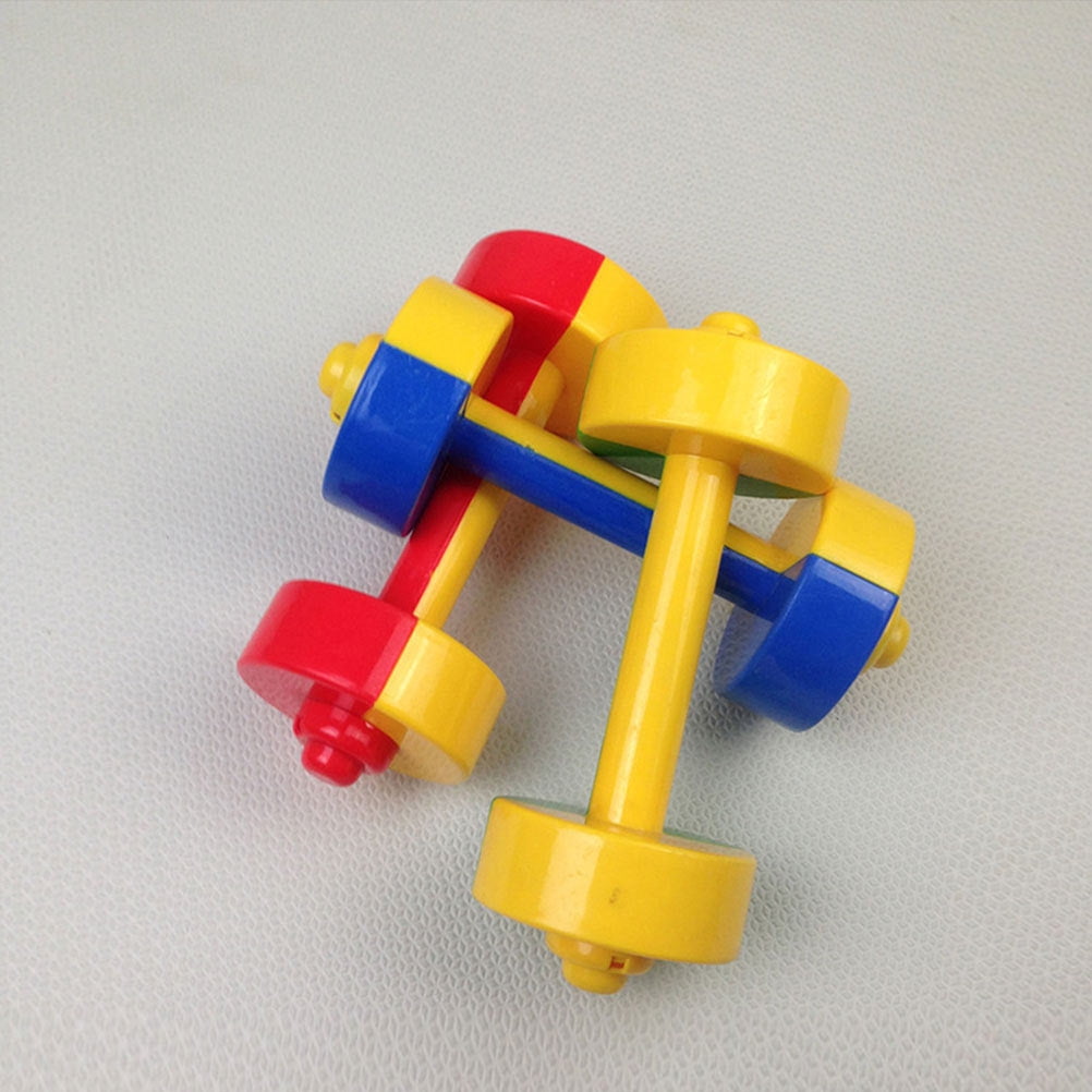 Haltères Jouet Pour Enfants à Partir De 3 Ans - Barre Musculation Enfant En Polypropylène, Longueur 35 Cm - Jouet Éducatif Sportif Cadeau