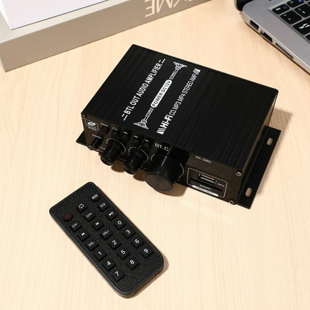 Baluue Multi Input Black Audio Receiver Amplifier for Home Car Wireless Connection