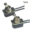thumbnail image 2 of 1Pc Ac 250V 6A On/Off Prewired Toggle Switch With Wire Cable Spst Contacts Switch Electrical Equipment Ip20 Protection, 2 of 9