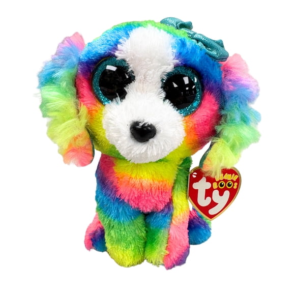 Claires Ty Beanies Girls Ty Beanie Boo Small Lola The Dog Plush Toy