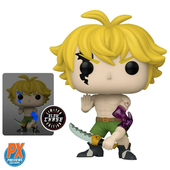 Seven Deadly Sins Meliodas Demon Pop! Figure PX, Not Mint