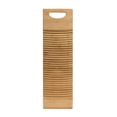 thumbnail image 1 of Yeacher Available Wood Washboard Washing board with Rectangle Handle Hand Percussion Hand Wash Board for Home Laundry Clothes Practical Durable Material Thickened Washboard, 1 of 7