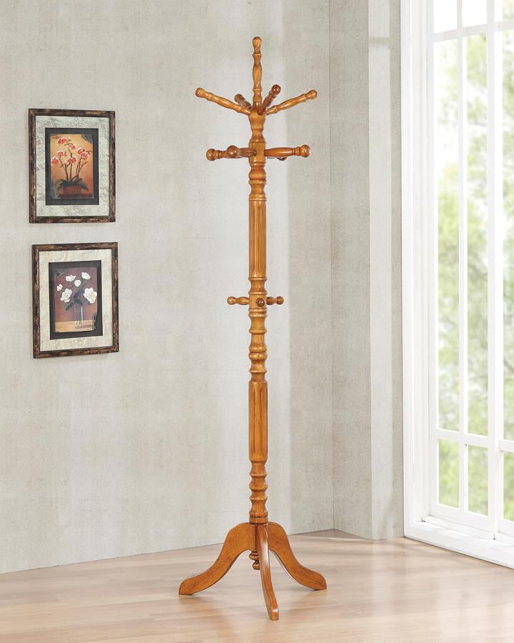 Gymax Wood Standing Hat Coat Rack Jacket Bag Hanger Tree 12 Hooks W Umbrella Stand Com Gymax Wood Standing Hat Coat Rack, Cherry Coat Rack Standing Desk