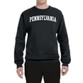 thumbnail image 2 of Wild Bobby State of Pennsylvania College Style Unisex Crewneck Sweatshirt, 2 of 6