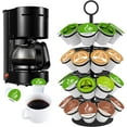 thumbnail image 2 of K Cup Holder, Coffee Pod Holder Compatible with K-Cups(36 Pods), Rotatable 360 Degrees, Black, 2 of 7