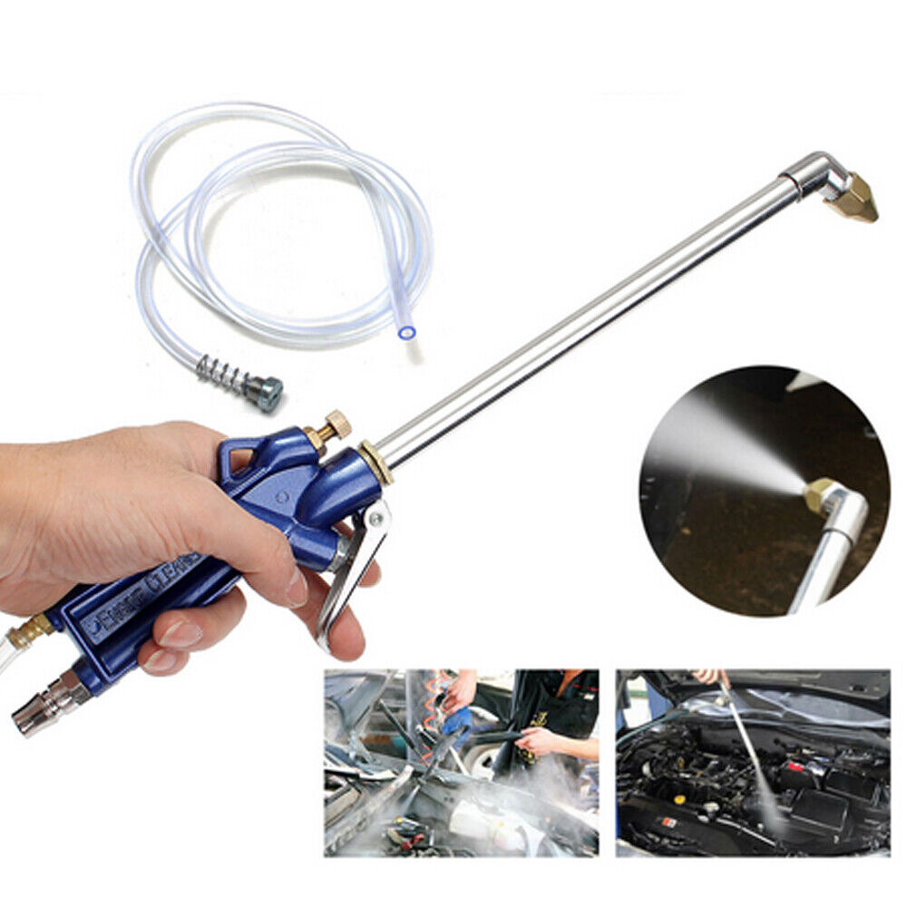 Engine Cleaning Alloy Air Blow Gun Remove Dirt Grease Oil With120cm Siphon Hose