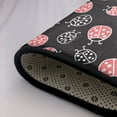 thumbnail image 4 of DouZhe Cartoon Funny Pink Ladybugs Pattern Area Rugs Non-Slip Machine Washable Floor Mat, Style Carpet Doormat, 63x48 inches, 4 of 6