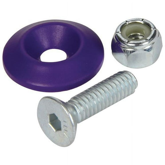 Allstar Performance ALL18687-50 Countersunk Bolt Kit, Purple - Pack of 50