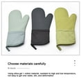 thumbnail image 5 of Long Thick Silicone Gloves Heat-Resistant Gloves Anti-scald Candy Color Home Cleaning Tools Silicone insulated gloves, 5 of 9