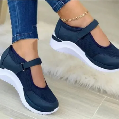 

Ladies Wedge Shoes Round Toe Breathable Sandals